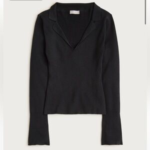 J crew Black Sweater fitted pullover sweater tencel Lyocell blend j.crew